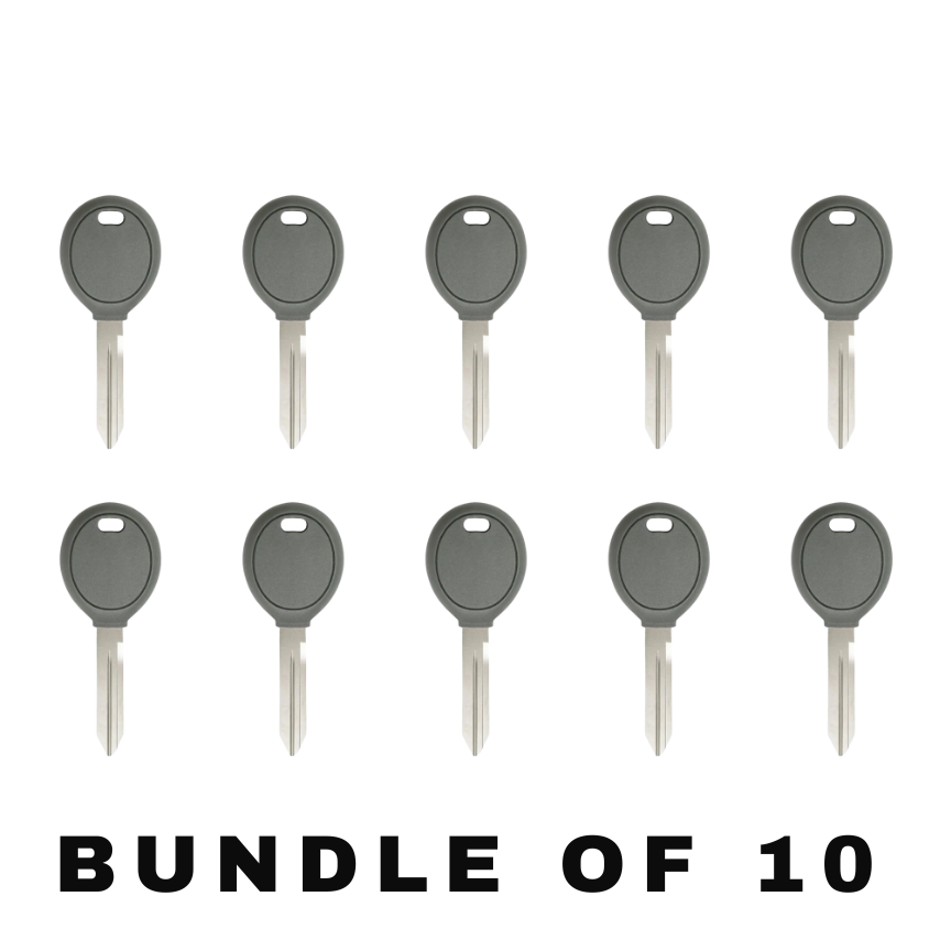10 X 2001-2005 Dodge / Chrysler / Jeep / Y165 Transponder Key (Chip 4D61) (AFTERMARKET) (BUNDLE OF 10)