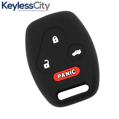 2003-2010 Honda / 4-Button Remote Head Key Silicone Cover / HO01 / KR55WK49308