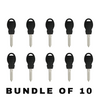 10 X Y170 Chrysler / Dodge / Jeep Transponder Key (AFTERMARKET) (BUNDLE OF 10)