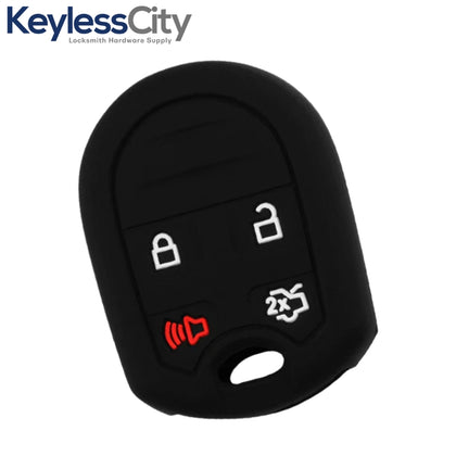 2000-2016 Ford Lincoln Mazda Mercury / 4-Button Remote Head Key Silicone Cover / H75 / CWTWB1U793