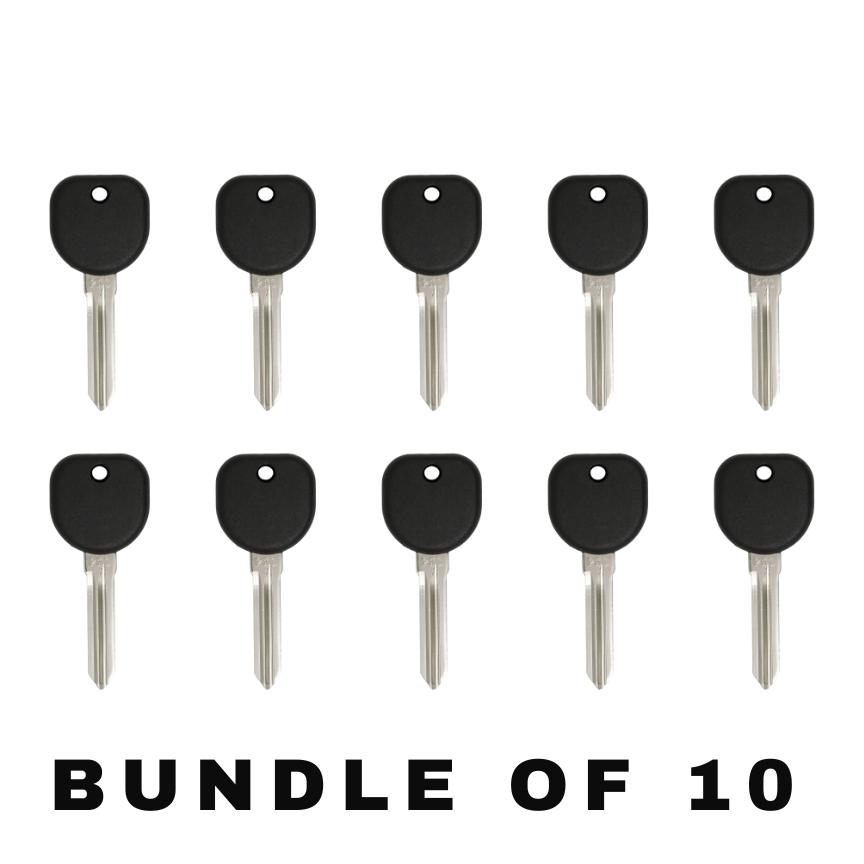 10 X 1998-2008 GM - B99 PK3 Transponder Key (ID 13 Chip) (AFTERMARKET) (BUNDLE OF 10)