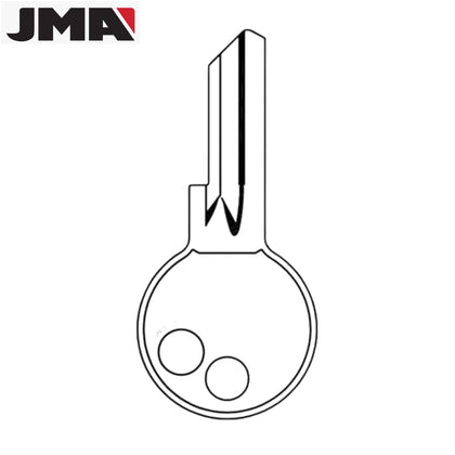 Y6 / 997X Yale 4-Pin Cabinet Key - Brass (JMA YA-82DE)