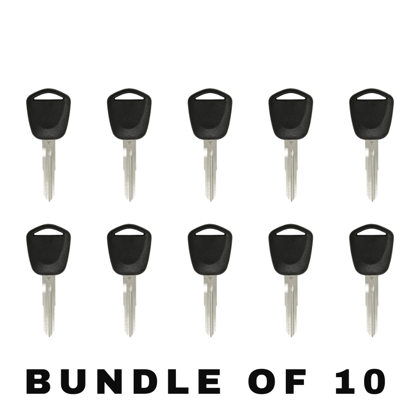 10 X 1996-2009 Acura - HD111 Transponder Key (46 V-Chip) (AFTERMARKET) (BUNDLE OF 10)