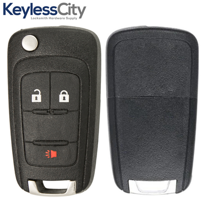 2010 - 2019 Chevy / GMC / 3-Button Remote Flip Key / PN: FLIP-GM-3B1HS, 20873621, 20835406, 5913598, 5913596, 20873623 / OHT01060512 (AFTERMARKET)