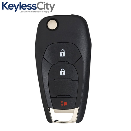 2016-2021 Chevrolet Cruze XL8 / 3-Button Remote Flip Key / PN: 13514134 / LXP-T004 (AFTERMARKET)