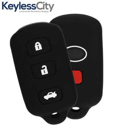1995-2003 Toyota Lexus / 4-Button Remote Keyless Entry Key Silicone Cover / HYQ12BBX