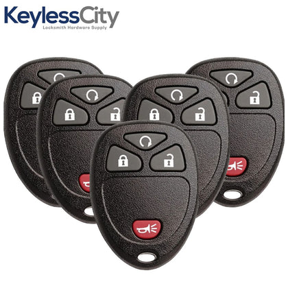 5 X 2007-2017 GM / 4-Button Keyless Entry Remote / OUC60270 / (AFTERMARKET) (BUNDLE OF 5)