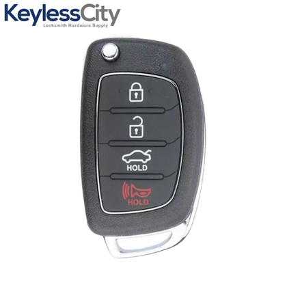 2015-2017 Hyundai Sonata / 4-Button Flip Key / PN: 95430-C1010 / TQ8-RKE-4F16 (AFTERMARKET)