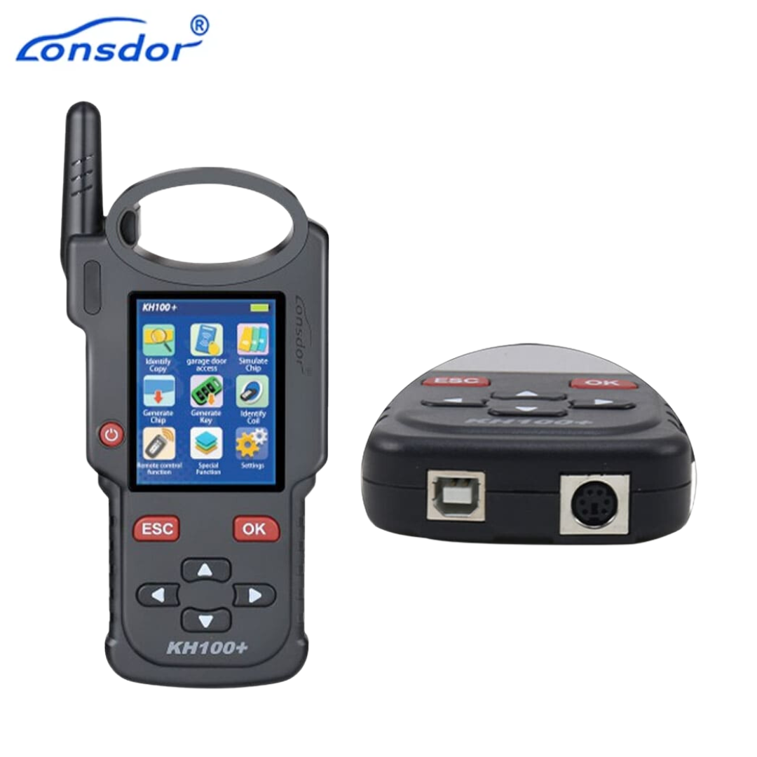 Lonsdor - KH100+ - Hand Held Remote Key Programmer - Generate Remotes - Copy Chips - Toyota H Chip
