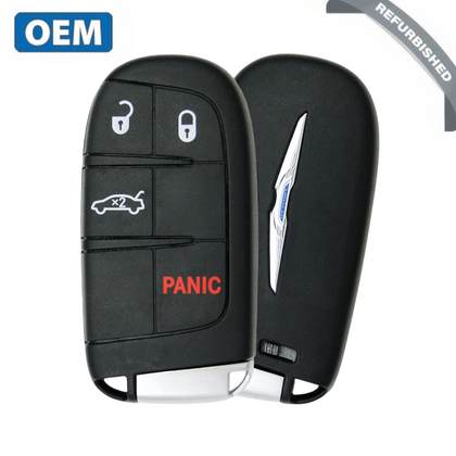 2015-2022 Chrysler C200/C300 4 Buttons Smart Key / AES Transponder / 433MHz / M3M40821302 (OEM Refurbished)