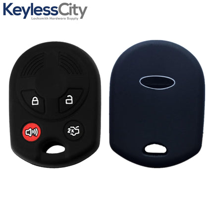 2006-2019 Ford Lincoln Mazda Mercury / 4-Button Remote Head Key Silicone Cover / H75 / OUCD6000022