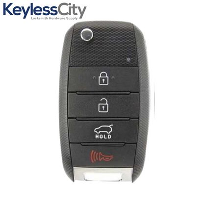 2014-2019 Kia Soul / 4-Button Flip Key / Gen 2 PS / PN: 95430-B2100 / OSLOKA-875T (AFTERMARKET) 
