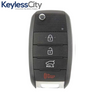 2014-2019 Kia Soul / 4-Button Flip Key / Gen 2 PS / PN: 95430-B2100 / OSLOKA-875T (AFTERMARKET) 