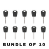 10 X 2013-2020 Ford Lincoln Side-Mill Transponder Key 128 Bit / HU101 (AFTERMARKET) (BUNDLE OF 10)