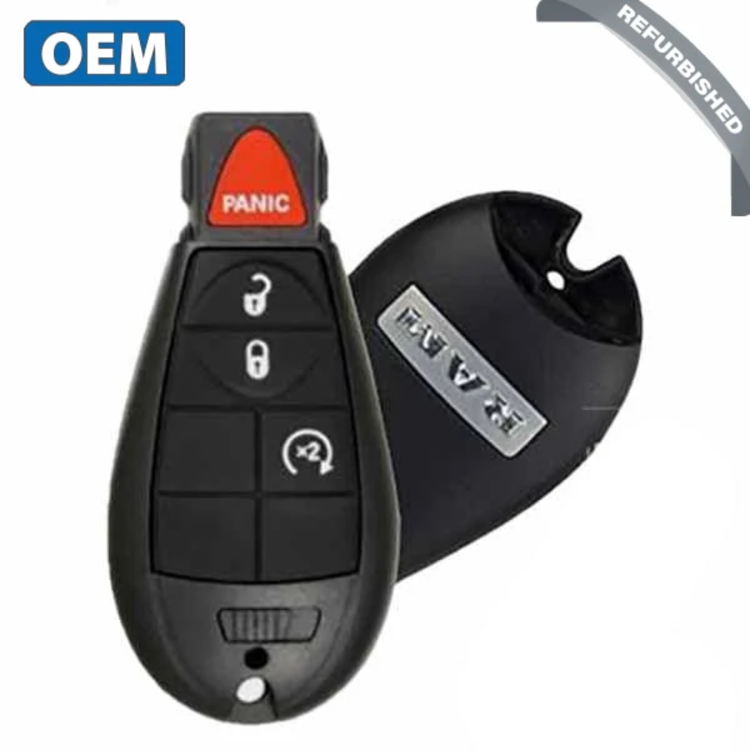 2013-2022 RAM 4 Buttons Fobik Key / 433MHz / 56046955 / 68508721 / GQ4-53T (OEM Refurbished)