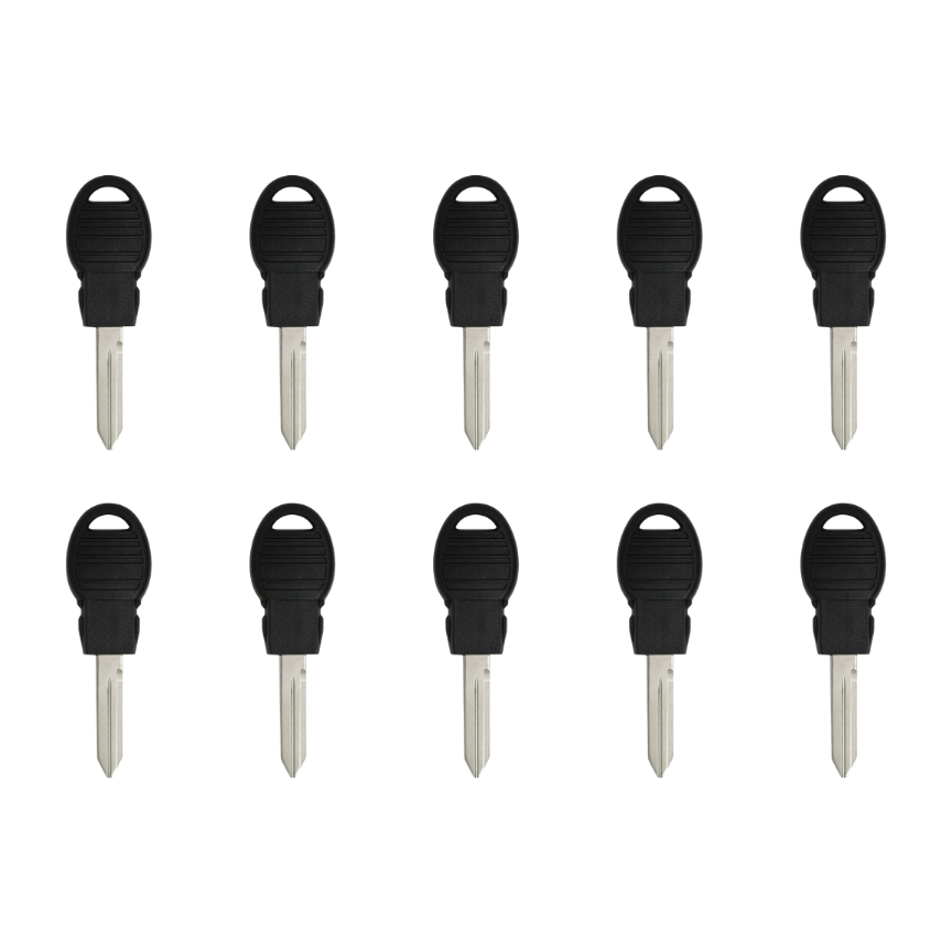 10 X Y170 Chrysler / Dodge / Jeep Transponder Key (AFTERMARKET) (BUNDLE OF 10)