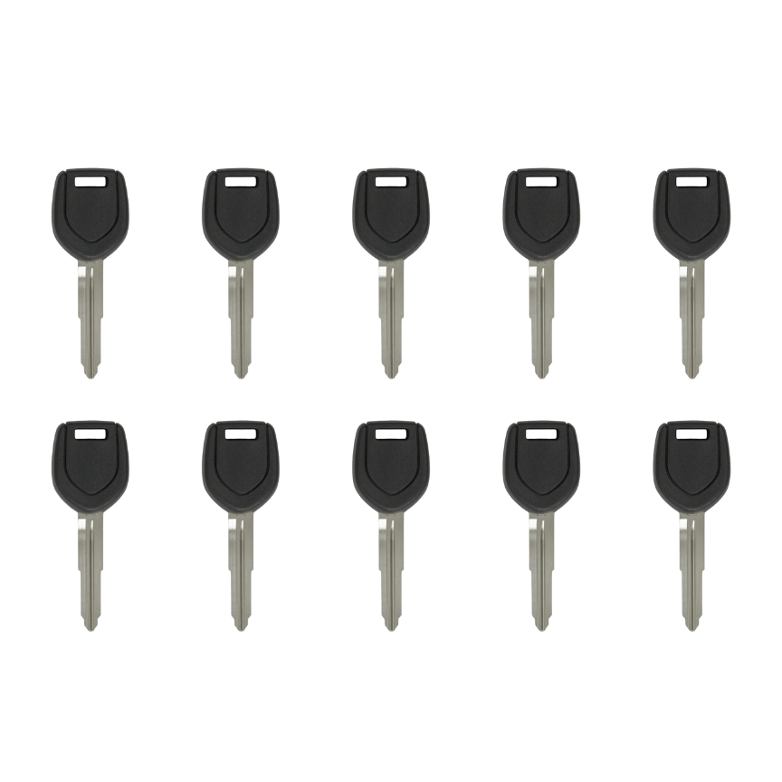 10 X Mitsubishi MIT17 - Transponder Key - 46 MITS Chip (AFTERMARKET) (BUNDLE OF 10)