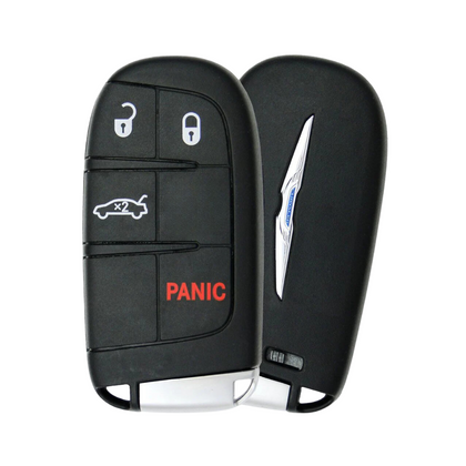 2015-2022 Chrysler C200/C300 4 Buttons Smart Key / AES Transponder / 433MHz / M3M40821302 (OEM Refurbished)