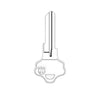 KW10 NP Key Blank - Nickel Plated (JMA KWI-2DE-NP)
