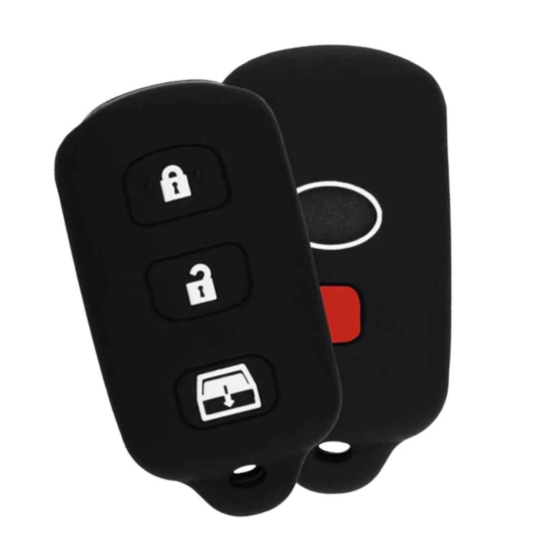 1999-2009 Toyota / 4-Button Remote Keyless Entry Key Silicone Cover / HYQ1512Y