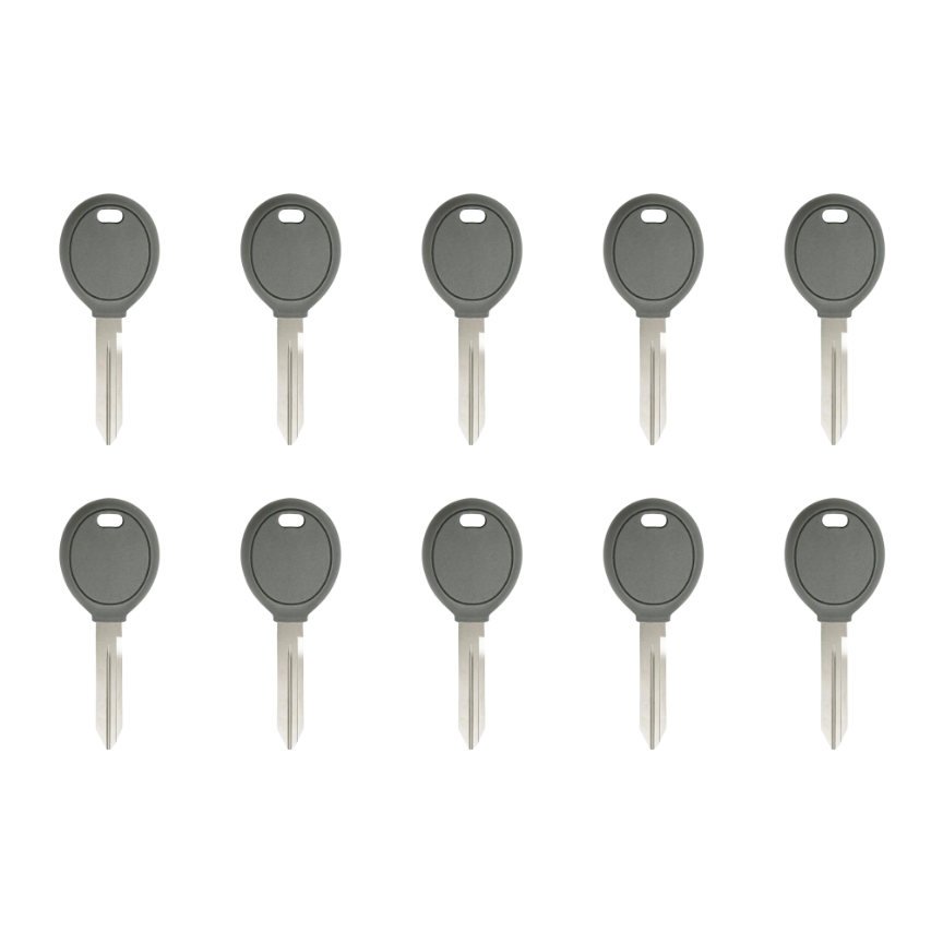 10 X 2001-2005 Dodge / Chrysler / Jeep / Y165 Transponder Key (Chip 4D61) (AFTERMARKET) (BUNDLE OF 10)