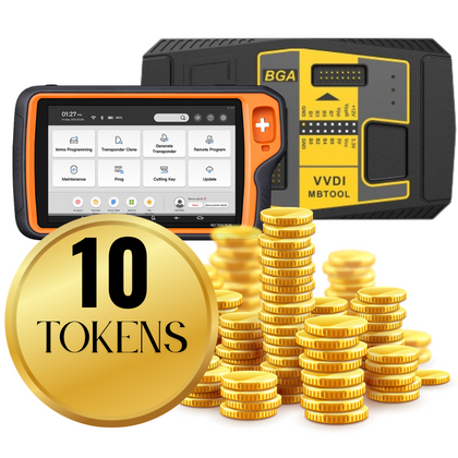 Xhorse - Token Packs for the VVDI MB & Key Tool PLUS Tablet (10 Tokens) - machine sold separately