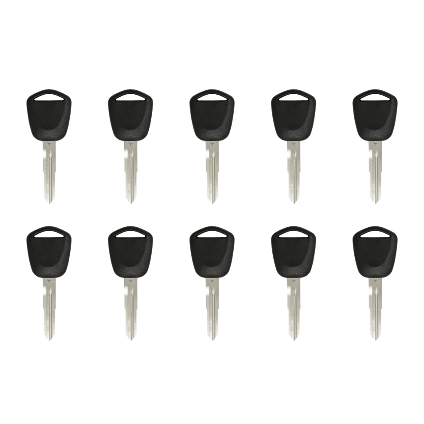 10 X 1996-2009 Acura - HD111 Transponder Key (46 V-Chip) (AFTERMARKET) (BUNDLE OF 10)