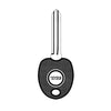 2007-2014 Hyundai Kia HYN14RT14 Transponder Key (Philips 46 Chip) (JMA TP12HY-11D.P1)