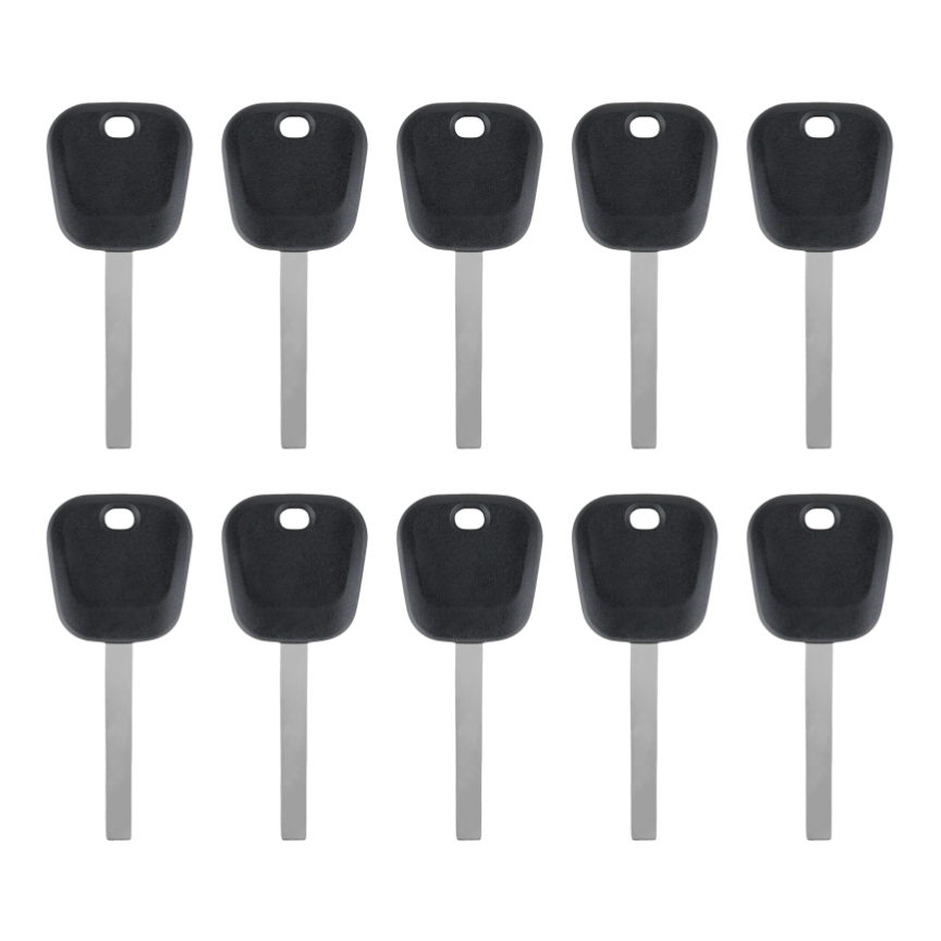 10 X 2008-2020 GM - B120 / B121 Transponder Key (46 Circle + Chip) (AFTERMARKET) (BUNDLE OF 10)