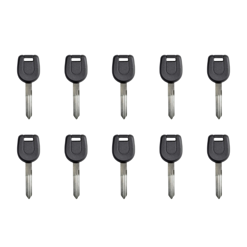 10 X 2000-2001 Mitsubishi - MIT9 Transponder Key - (4D 60 Chip) (AFTERMARKET) (BUNDLE OF 10)