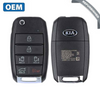 2016-2020 KIA Sedona 6 Buttons Remote Flip Key / 433MHz / TQ8-RKE-4F21 / 95430-A9360 (OEM Refurbished)