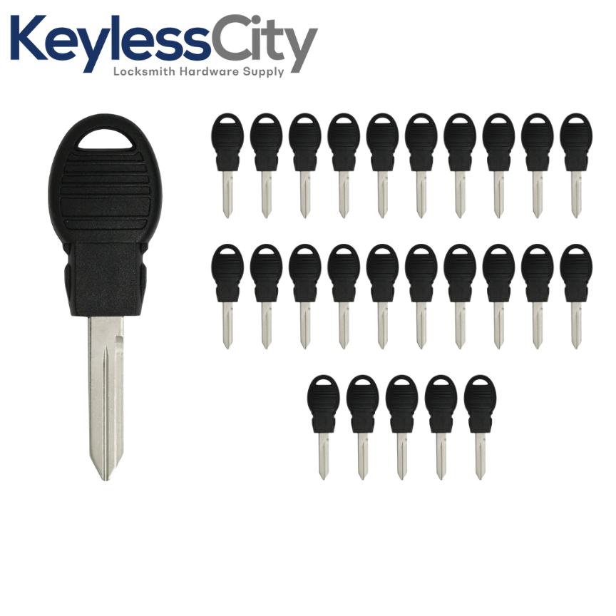 25 X Y170 Chrysler / Dodge / Jeep Transponder Key (AFTERMARKET) (BUNDLE OF 25)