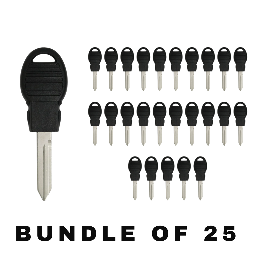 25 X Y170 Chrysler / Dodge / Jeep Transponder Key (AFTERMARKET) (BUNDLE OF 25)