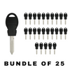 25 X Y170 Chrysler / Dodge / Jeep Transponder Key (AFTERMARKET) (BUNDLE OF 25)