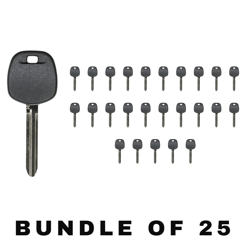 25 X 2017-2020 Subaru B110 Transponder Key / H Chip (AFTERMARKET) (BUNDLE OF 25)