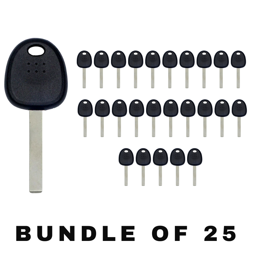 25 X 2019 - 2024 Hyundai Kia Transponder Key - 4A Chip - KK12 (BUNDLE OF 25)
