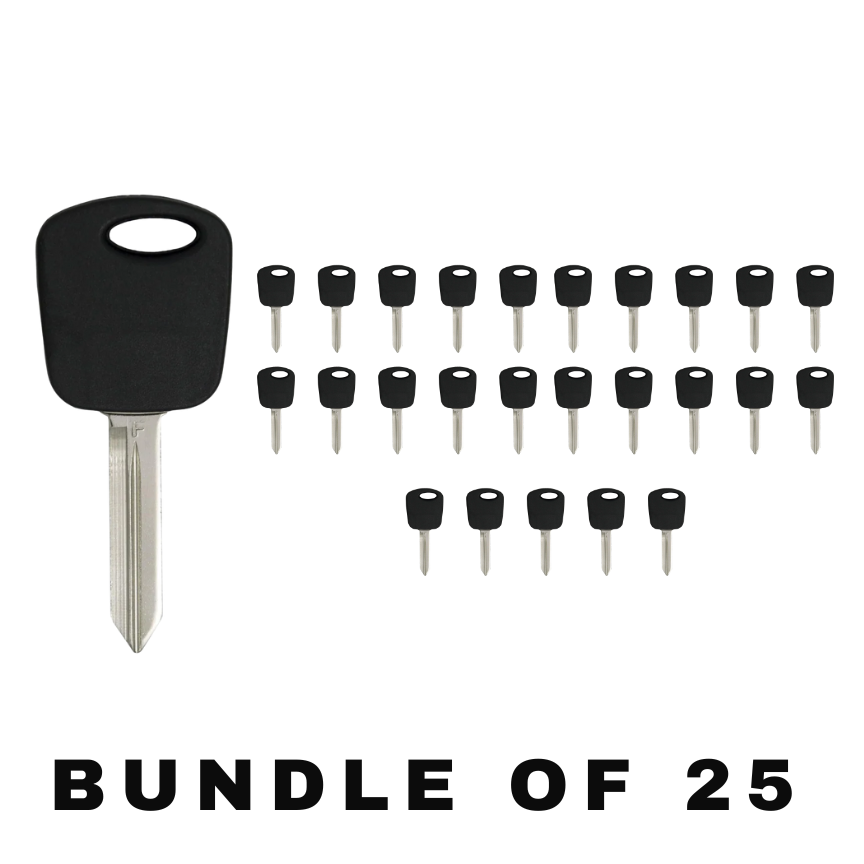 25 X H74 / H86 Ford Mazda Lincoln Transponder Key (4D60 Chip) (AFTERMARKET) (BUNDLE OF 25)