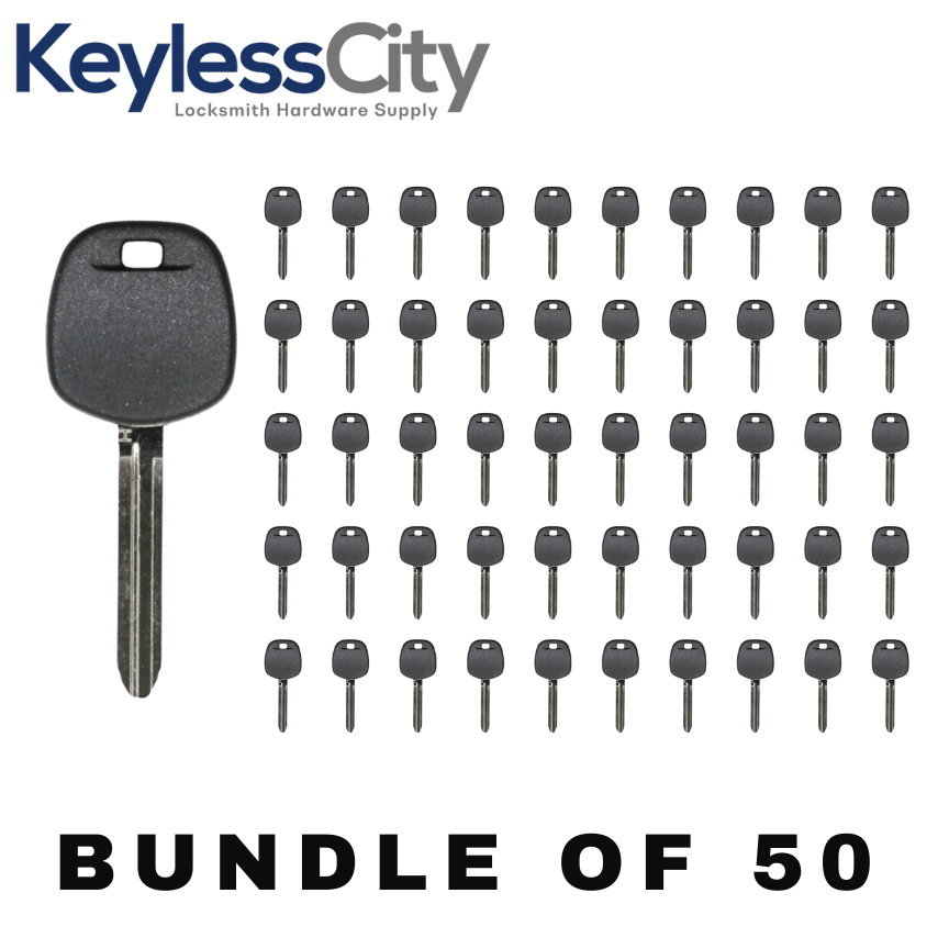 50 X 2017-2020 Subaru B110 Transponder Key / H Chip (AFTERMARKET) (BUNDLE OF 50)