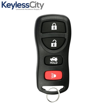 2002-2017 Nissan / Infiniti / 4-Button Keyless Entry Remote / KBRASTU15 (AFTERMARKET)
