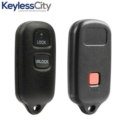 1995-2006 Toyota / Scion / 3-Button Keyless Entry Remote / PN: 08191-00922 / BAB237131-056 (AFTERMARKET)