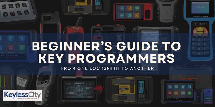 Key programmers for automotive locksmiths from keylesscity, from various vendors such as autel, ilco, xhorse