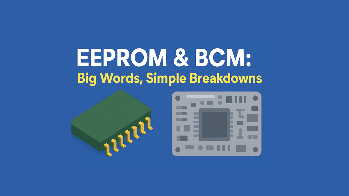 EEPROM & BCM: Big Words, Simple Breakdowns