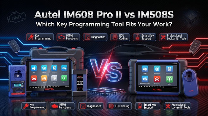 Autel IM608 Pro II vs IM508S: Which Key Programming Tool Fits Your Work?