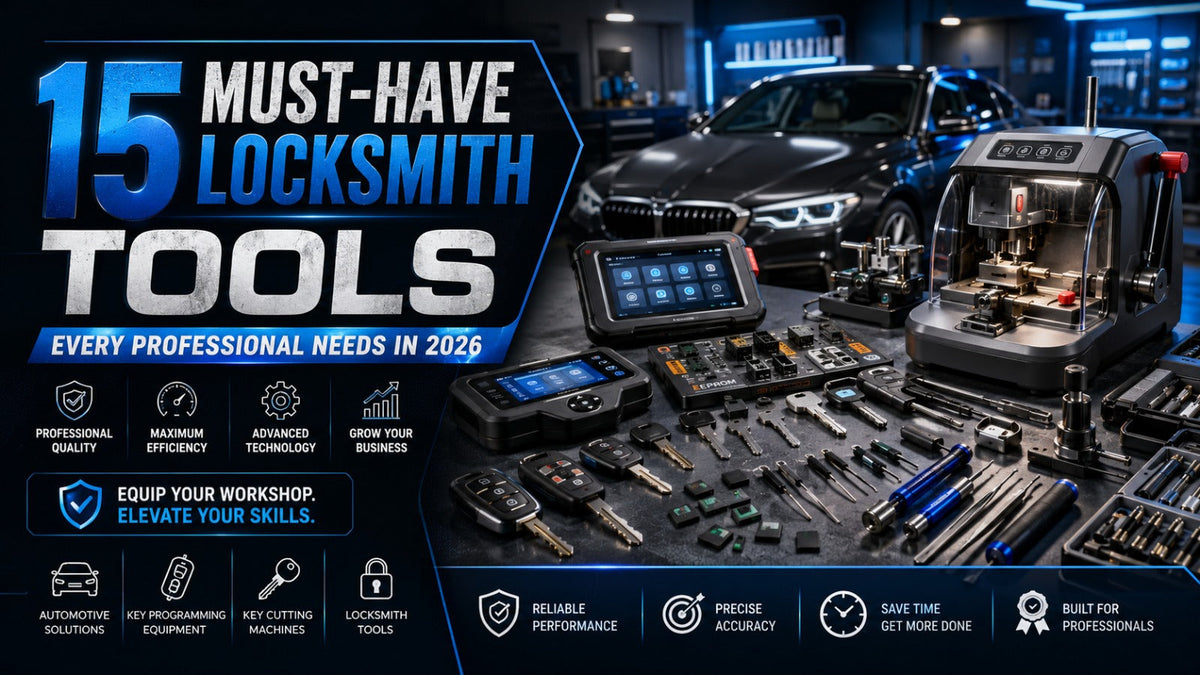 15 Must-Have Locksmith Tools Every Professional Needs in 2026