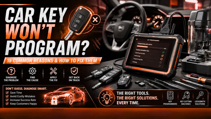 Car Key Won't Program? 15 Common Reasons & How to Fix Them (2026 Guide)