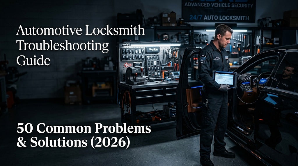 Automotive Locksmith Troubleshooting Guide: 50 Common Problems & Solutions (2026)