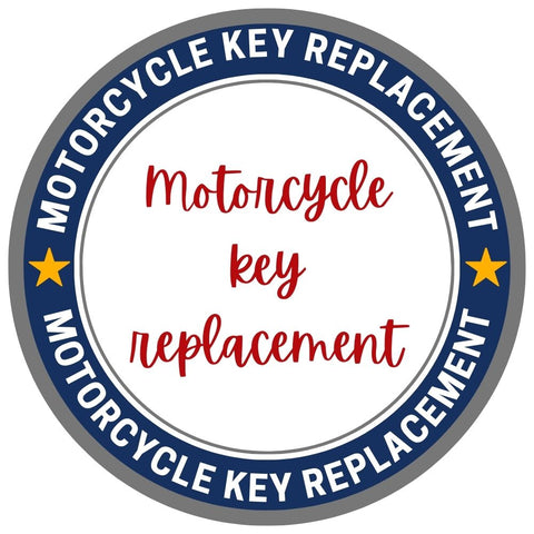 Motorcycle key replacement