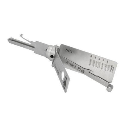 CLASSIC LISHI - SC1- L / 5-Pin / Schlage Left-Handed Keyway / 2-In-1 Pick & Decoder / AG