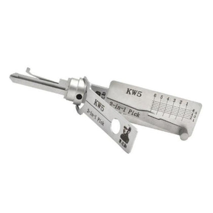 CLASSIC LISHI - KW5 / 6-Pin - Kwikset Keyway Tool / 2-In-1 Pick & Decoder / AG