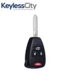 2004-2018 Chrysler Dodge Jeep / 4-Button Remote Head Key / OHT692427AA (AFTERMARKET)